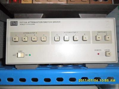 衰减器图片与样板图 二手HP11713A衰减器在深圳捷越通讯设备中的应用